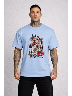 Lorvex Baskılı Türklük Temalı Çocuk-Yetişkin Pamuklu Tshirt Tişört