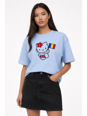 Lorvex T-Shirt Oversize Unisex %100 Pamuk Baskılı Rahat Kalıp Premium Tişört