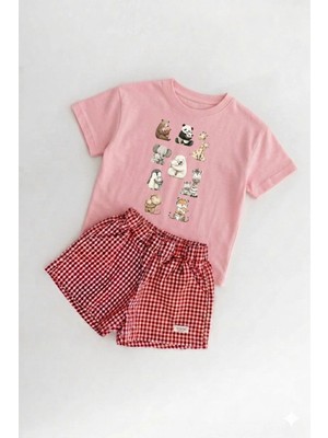 Lorvex %100 Pamuklu Unisex Oversize T-Shirt Çocuklara Uygun Baskılı Tişört