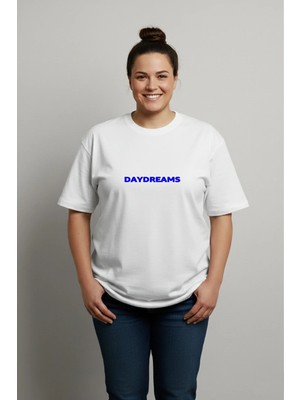 Lorvex Unısex Rahat Kalıp T-Shirt Büyük Beden Tişört 5xl | Pamuklu Daydreams Baskılı