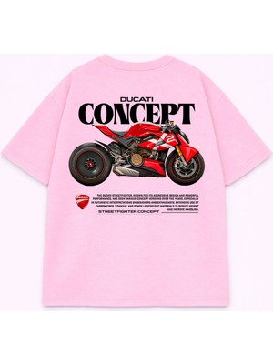 Lorvex T-Shirt Oversize Unısex %100 Pamuklu Rahat Kalıp Baskılı Tişört