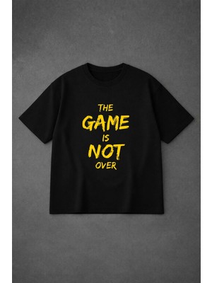 Lorvex Oversize T-Shirt Rahat Kalıp Game Is Not Baskılı