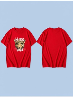 Lorvex Jaguar Eyes Baskılı %100 Pamuk Oversize Unisex Tişört Rahat Kesim T-Shirt