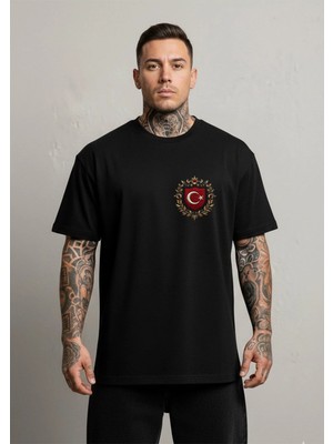 Lorvex Baskılı Türklük Temalı Çocuk-Yetişkin Pamuklu Tshirt Tişört
