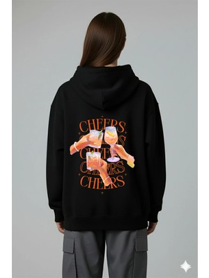 Lorvex Cheers Baskı Oversize Unisex Sweatshirt