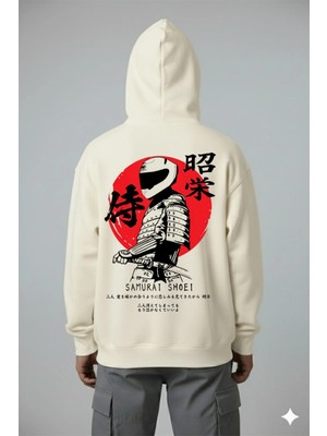 Lorvex Samurai Shoei Dijital Baskı Oversize Unisex Sweatshirt