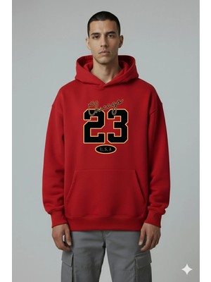 Lorvex Chicago 23 Dijital Baskı Oversize Unisex Sweatshirt