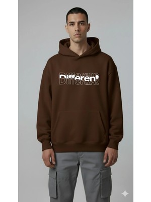 Lorvex Different Ön Baskı Oversize Unisex Sweatshirt