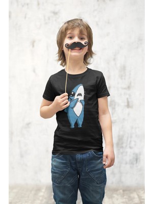 Lorvex Çocuk Tişört Unisex Pamuklu Oversize Eat You Baskılı