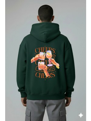 Lorvex Cheers Baskı Oversize Unisex Sweatshirt