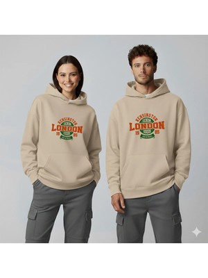 Lorvex Unisex London Baskı Oversize Sweatshirt
