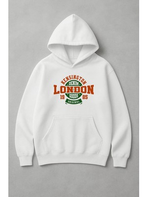 Lorvex Unisex London Baskı Oversize Sweatshirt