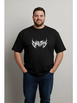 Lorvex Büyük Beden Tişört 5xl | %100 Pamuk Rahat Kalıp T-Shirt Motif Baskılı