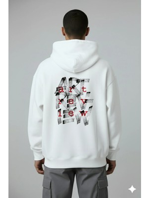 Lorvex Art Review Arka Baskı Oversize Unisex Sweatshirt