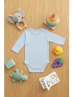 Lorvex Zıbın Bebek Çıtçıtlı Sevimli Body Baskısız