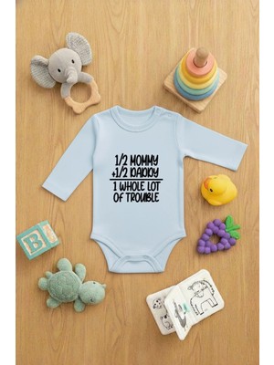Lorvex Bebek Zıbın (Çıtçıtlı) Sevimli Body Trouble Baskılı