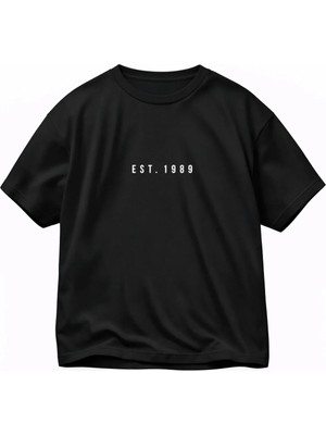 Lorvex Oversize (Rahat Kalıp) Unısex Surfıngg Baskılı %100 Pamuklu Tshirt-Tişört