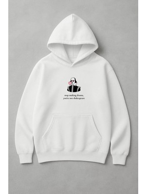 Lorvex Unisex Stop Making Drama Baskı Oversize Sweatshirt