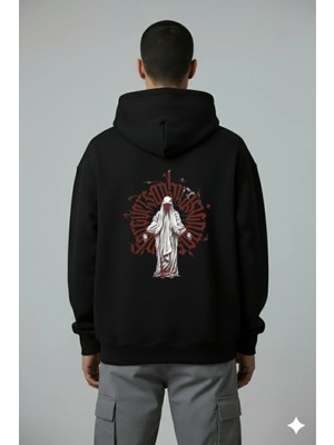 Lorvex Unisex Sırt Baskılı Oversize Sweatshirt