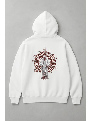 Lorvex Unisex Sırt Baskılı Oversize Sweatshirt