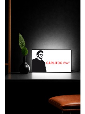 Gişe Arts Masa Lambası -  Carlito's Way(Carlito'nun Yolu) Versiyon 2 Adaptörlü Dekoratif & Hediyelik Lamba