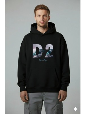 Lorvex D-2 Baskı Oversize Sweatshirt
