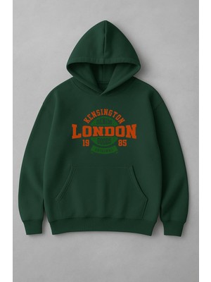 Lorvex Unisex London Baskı Oversize Sweatshirt