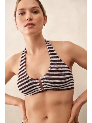 The White Company Bond-Eye Bailey Halter Yaka Kadın Bikini Üstü