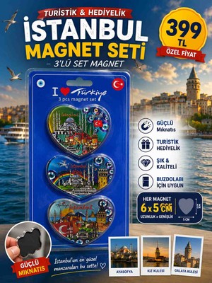 Mitavo 3 Lü Magnet Seti Istanbul Türkiye