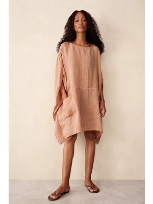 The White Company Keten Kadın Plaj Kaftanı