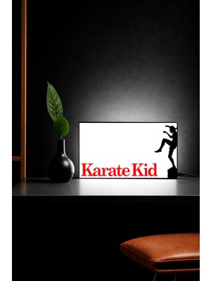 Gişe Arts Masa Lambası -  The Karate Kid (Karate Kid) Adaptörlü Dekoratif & Hediyelik Lamba
