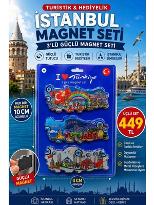 Mitavo 3 Lü Magnet Seti Şık Kaliteli