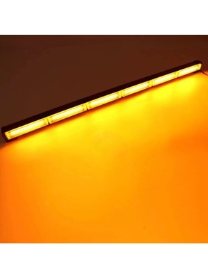Astra Led Turuncu Tepe Çakar Bar Led 90cm 12-24v Off Road Çekici Traktör İkaz Lambası Çakar 17 Modlu
