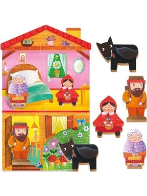 Headu Montessorı Fırst Puzzle Lıttle Red Rıdıng Hood