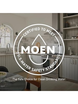 Moen WS84922 Conway Iki Saplı Orta Set Drenaj Montajlı Banyo Musluğu, Krom