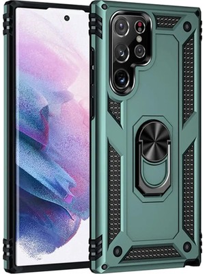 Bst Samsung Galaxy S21 Ultra Kılıf Sofya Yüzüklü Silikon Yeni Telefon Hediyesi