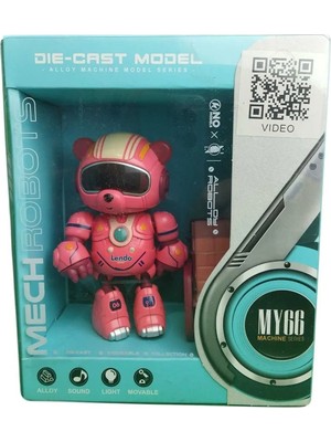 Bst Seher Metal Figür Çalar Saatli USB Şarjli -Q12 Cocuk Hediyesi