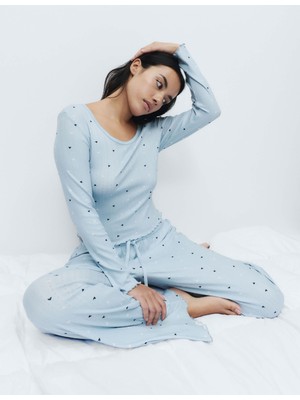 Marks & Spencer Desenli Pijama Takımı
