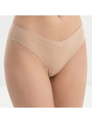 Papatya Lazer Kesim Yüksek Bel Iz Yapmaz Bikini Külot 2880 Silikon Bel Destekli