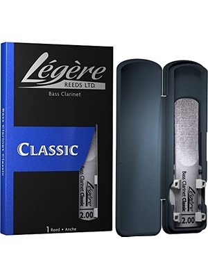Get Store Légère Reeds Premium Sentetik Woodwind Kamış, Bas Klarnet, Klasik, Güç 2.00 (BC200)