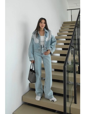 Havoş Açık Mavi High Waist Jean