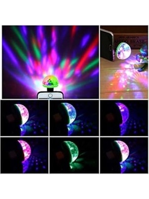 Get Store Sna USB Mini Disko Topu 4W Ledli Small Magic Ball Sihirli Disco Topu          [enerji Sınıfı B]