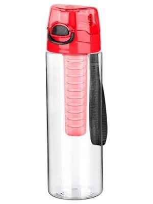 Get Store Detox Matarası, Bpa Içermeyen, Beye ve Isıya Dayanıklı, 500 ml Kapasiteli, 4 Farklı Renk Seçenekli (Kırmızı)