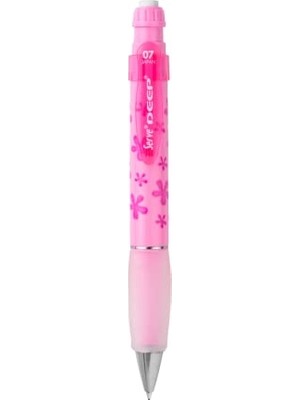 Get Store Deep Mekanik Kurşun Klm 07 Mm, Şeker Pembe, Çiçek Deseni