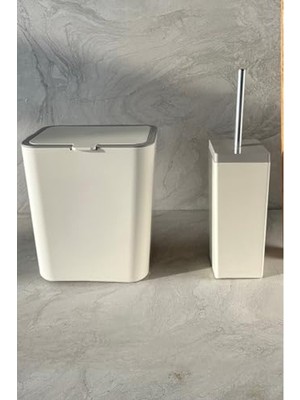 Aesco 2'li Banyo Seti, Yumuşak Bej Renk, Fonksiyonel ve Şık