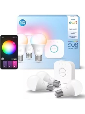 Aesco 806 Lumen Aydınlatma Sunan 3'lü E27 Ampul Seti, Enerji Tasarruflu