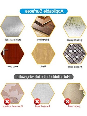 Aesco 24 Paket Yapışkanlı Duvar Kancaları, 10 kg Kapasite