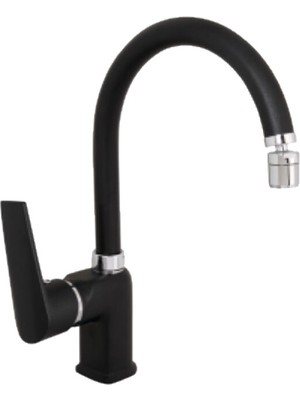 Delta Black Kuğu Lavabo Bataryası Liberella
