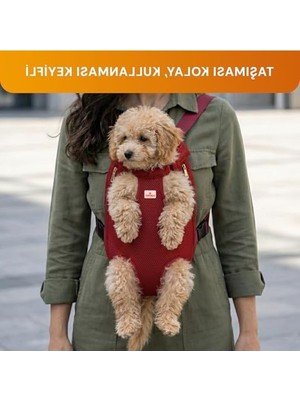 Aesco Hafif ve Taşınabilir Kedi ve Küçük Irk Köpek Taşıma Çantası