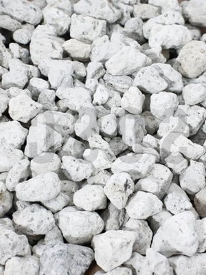 Aesco Doğal Volkanik Beyaz Lav Taşı - Dekoratif Pomza - 1 Litre